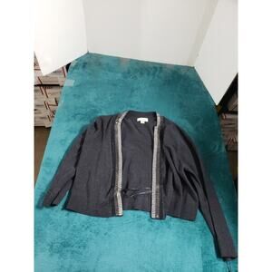 Calvin Klein Sweater Size Extra Large Womens Gray Ladies Embellished NWT